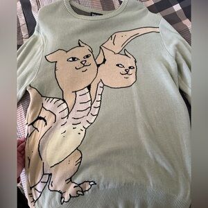 Men’s large n dip dragon head heavy weight sweatshirt